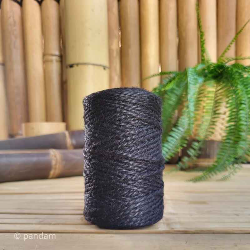 Corda di canapa nera stile giapponese – Assemblaggio del bambù