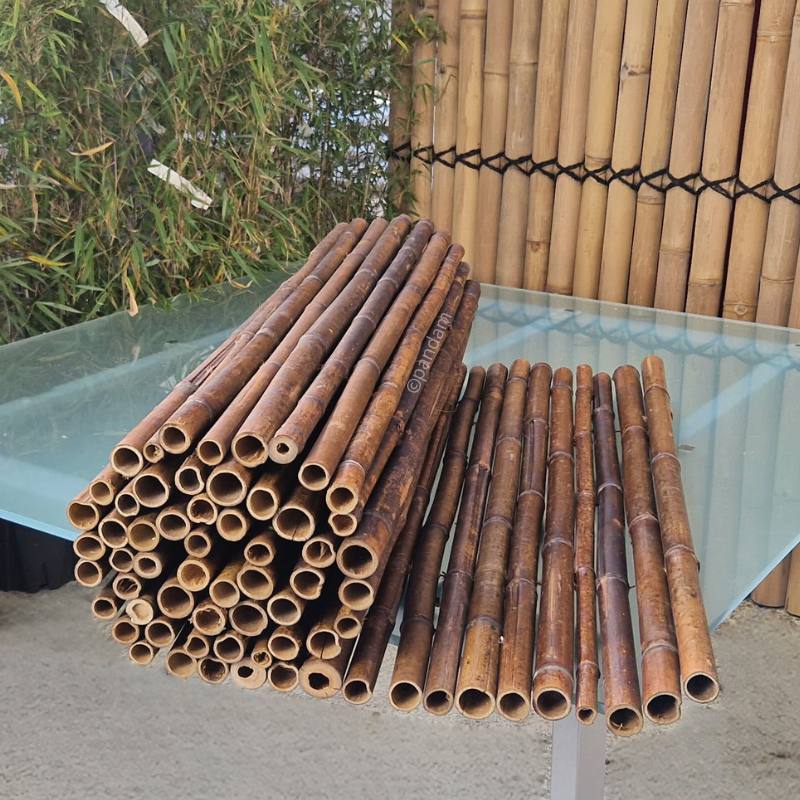 Recinzione di bambù nero