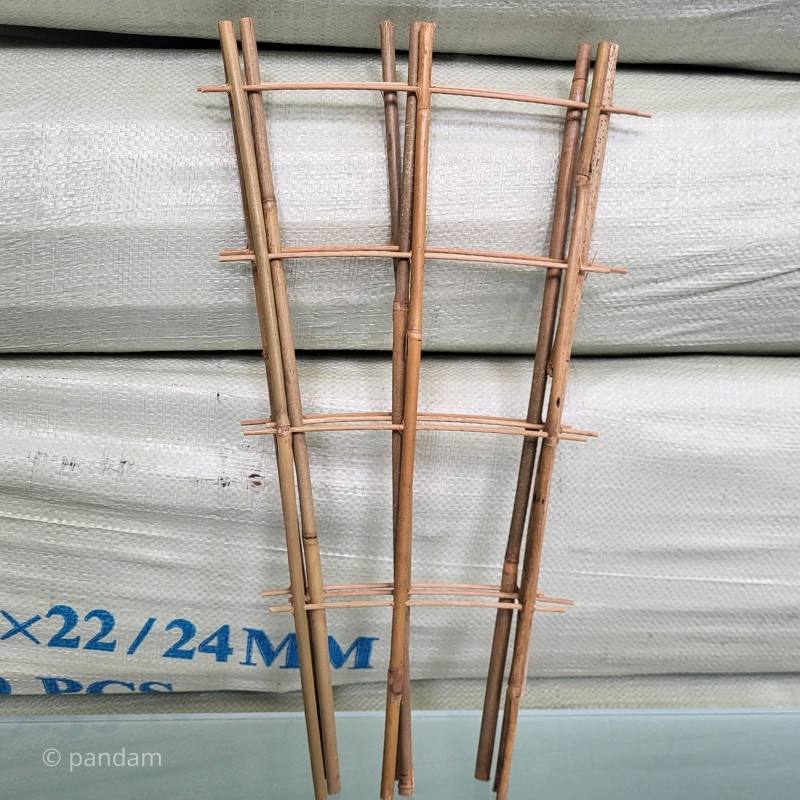 Tutori di bambù a traliccio per piante rampicanti