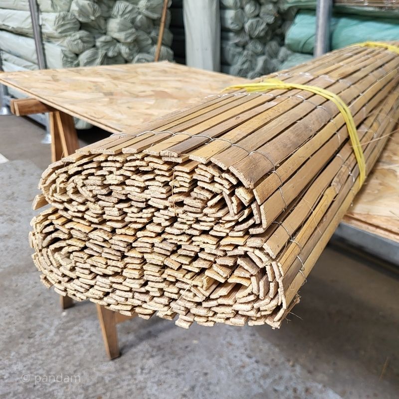 canniccio in bambù spaccato