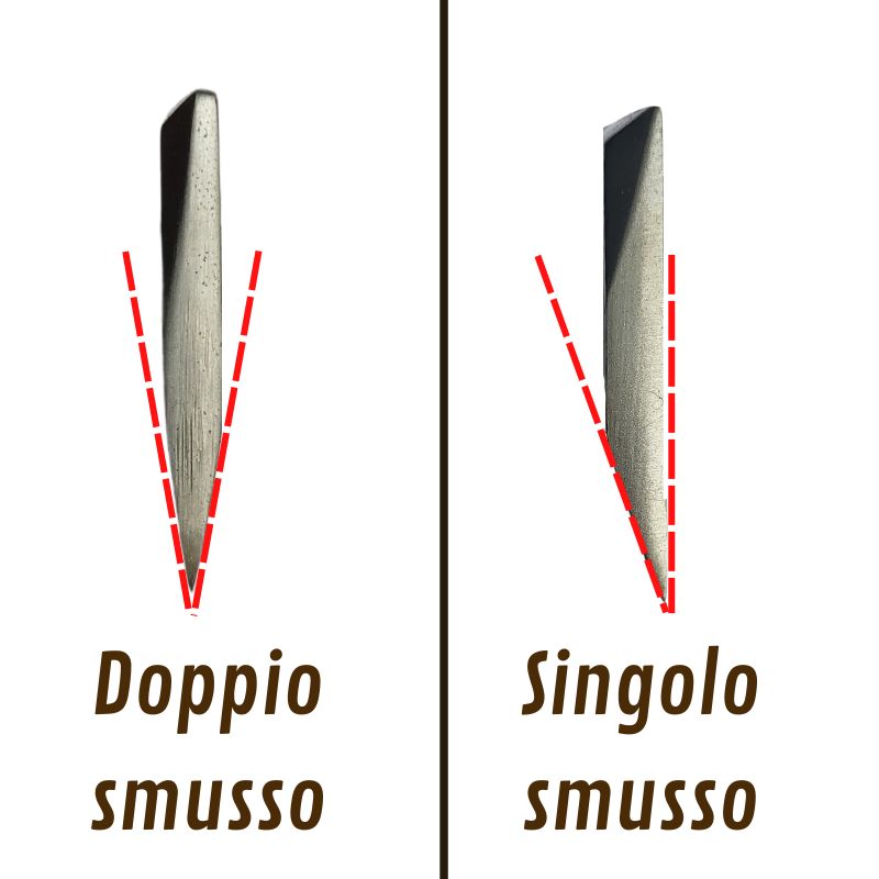 Ascia da taglio in bambù con manico in legno (+ custodia)