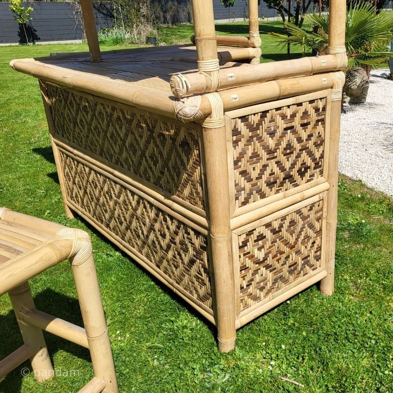 intreccio in bambu chiaro