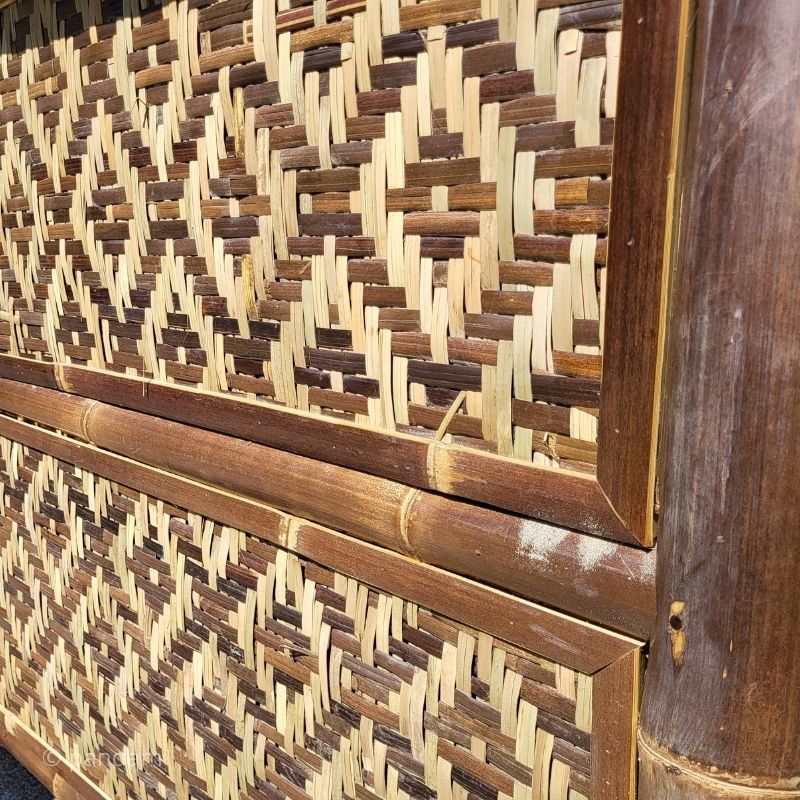 intreccio in bambu nero