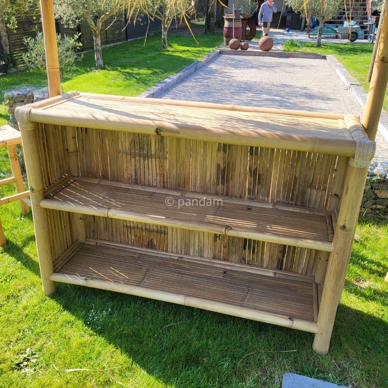 mobile bar in bambù