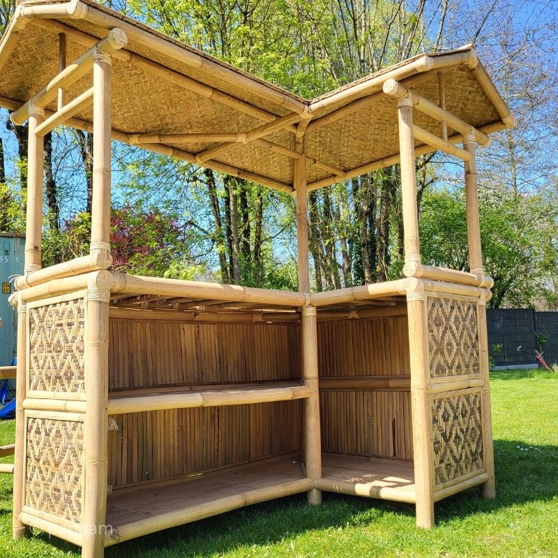 tiki bar in bambu naturale