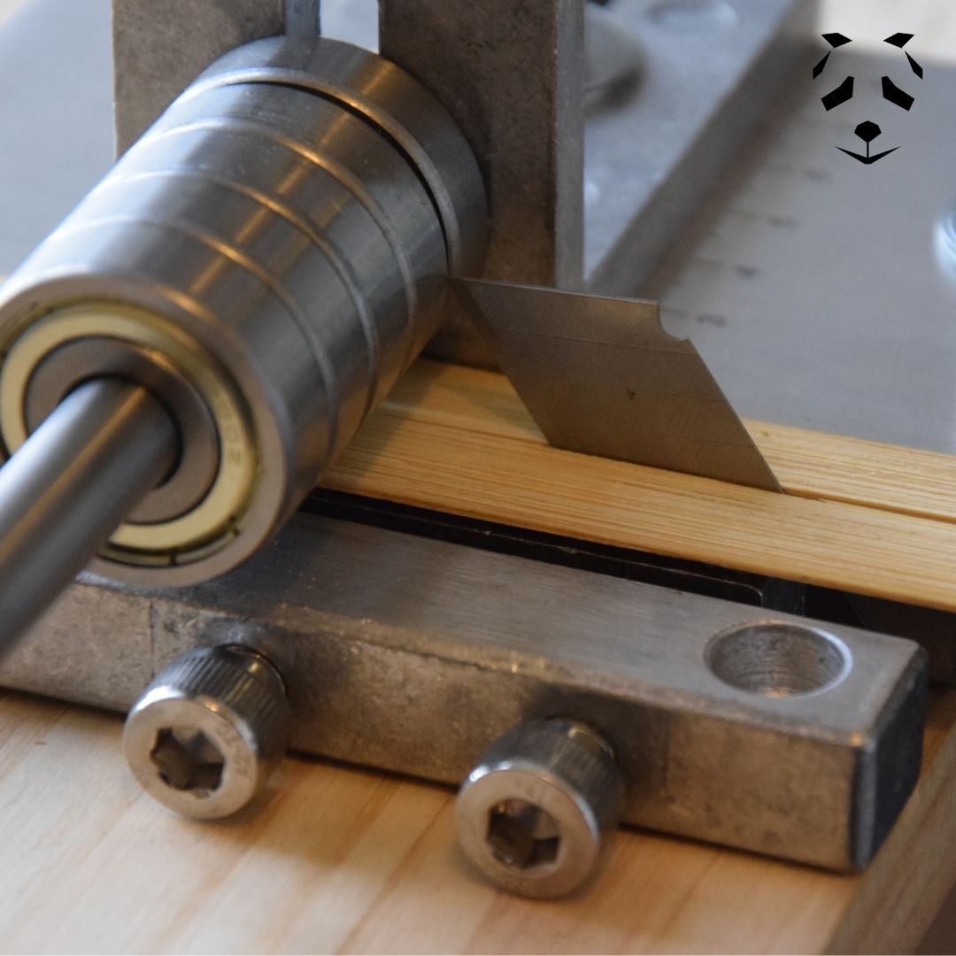 Strumenti per la realizzazione di doghe di bambù fini | Lavoro con il bambù