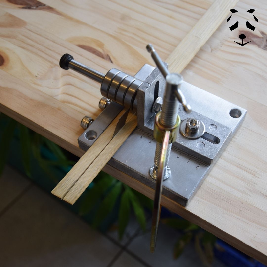 Strumenti per la realizzazione di doghe di bambù fini | Lavoro con il bambù