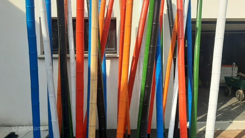 Come dipingere le canne di bambù?