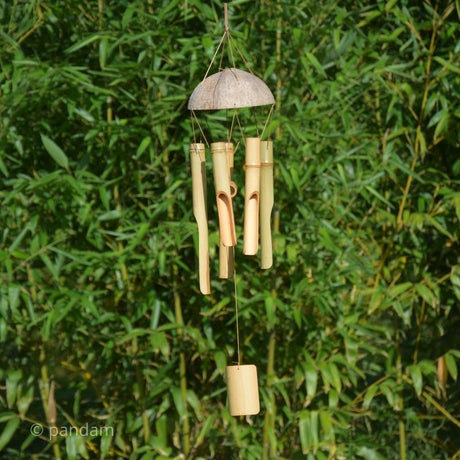 Grande campana a viento di bambu