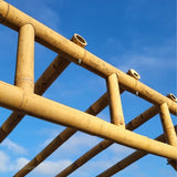 pergolato canne bambu