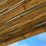pergolato con bambu