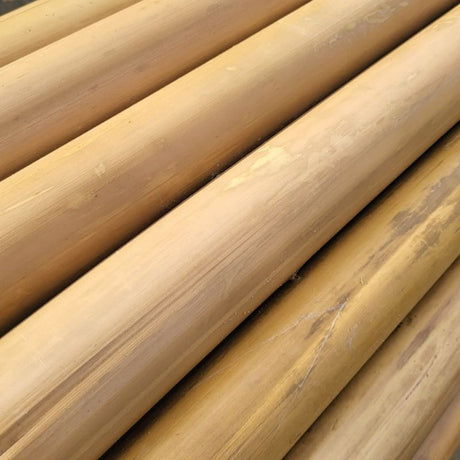 recinzione in bambù naturale a grosso diametro