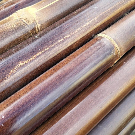 recinzione in bambù naturale a grosso diametro